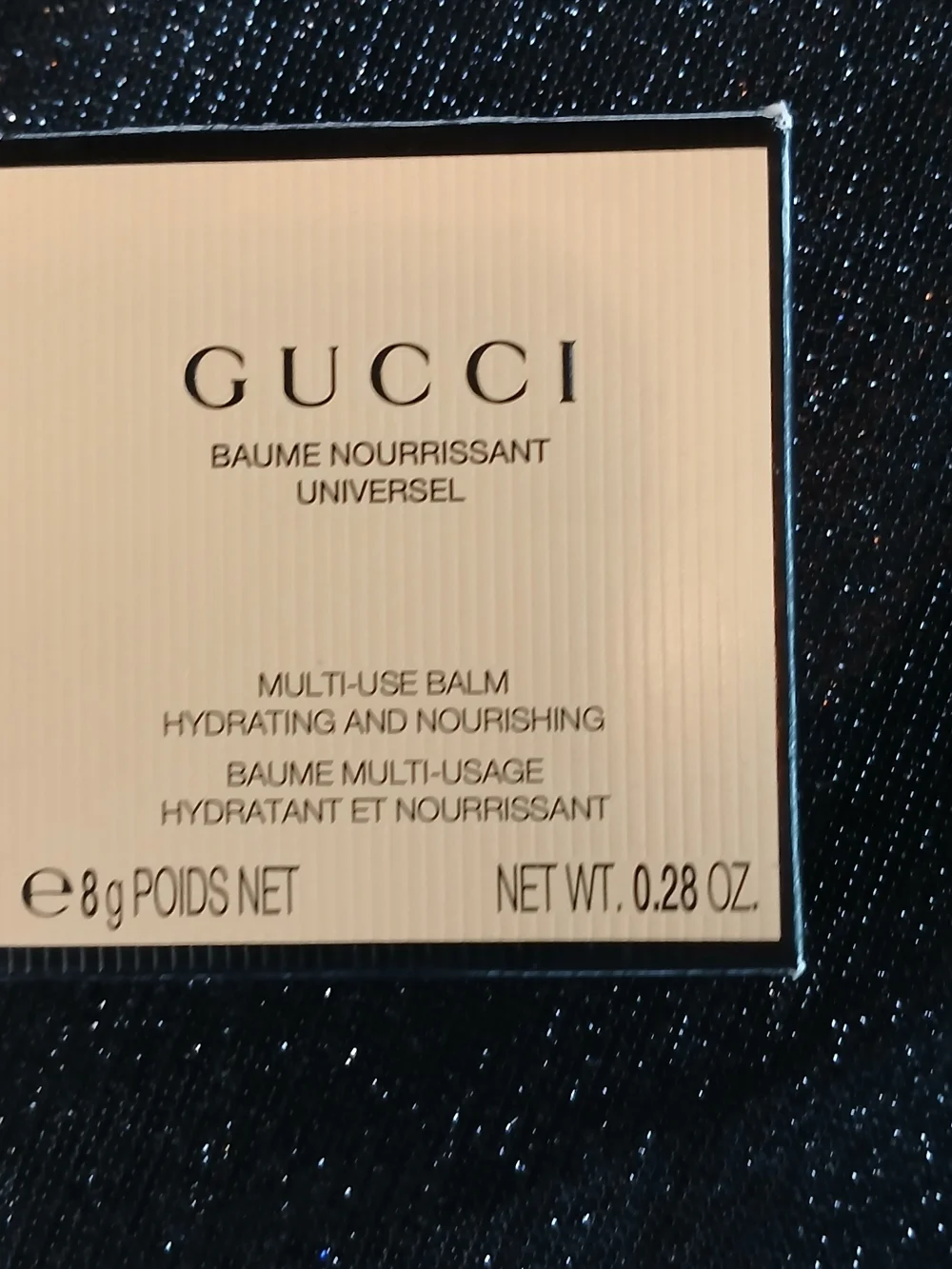 Gucci Turquoise and Gold Multi-Use Lip Balm Compact 8g/.28oz